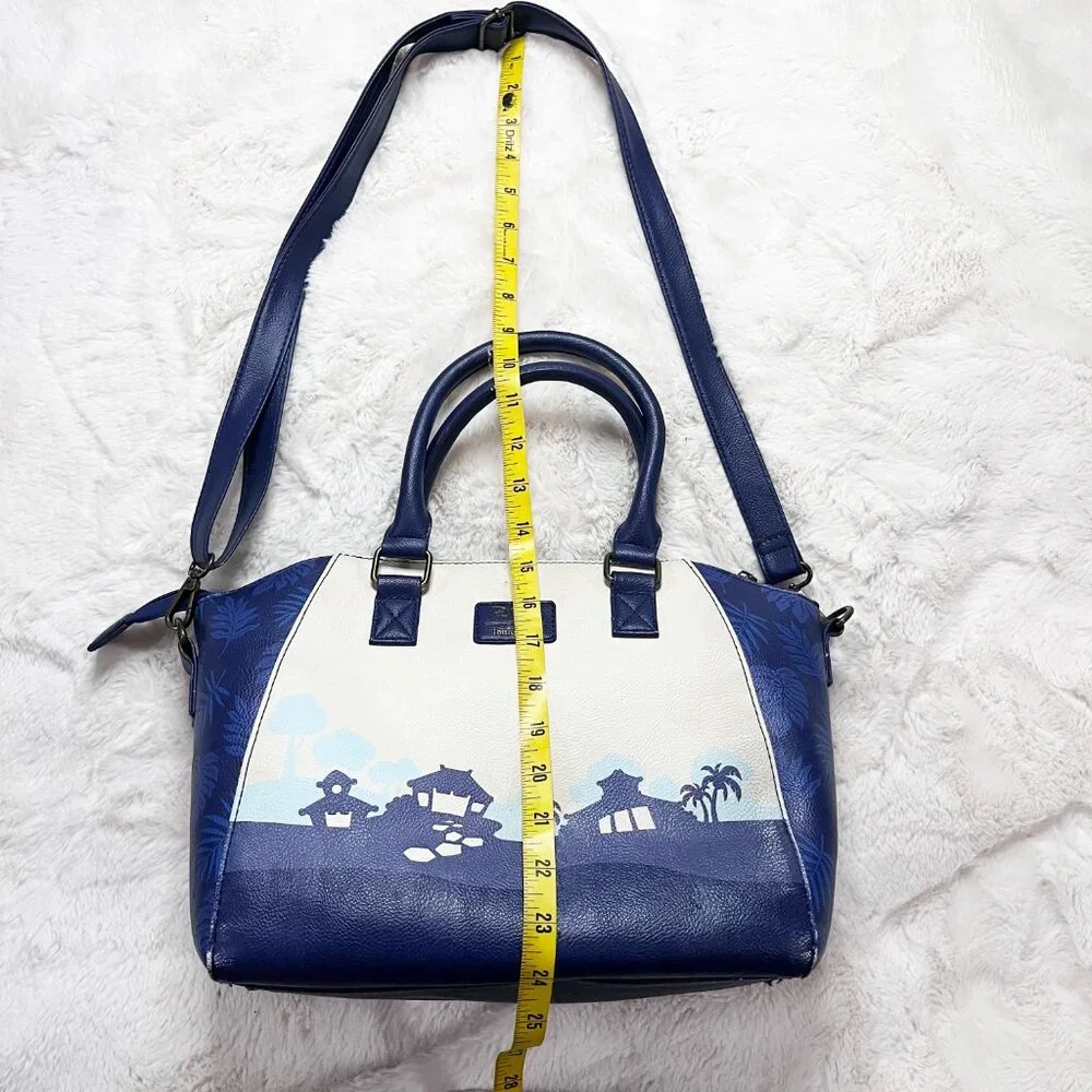 Loungefly Disney Lilo‎ And Stitch Dark Blue Satchel Bag